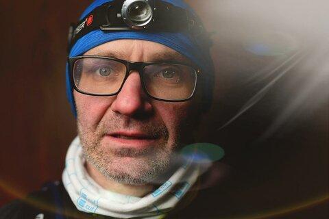 Konrad durante Winter Trail Małopolska 2019