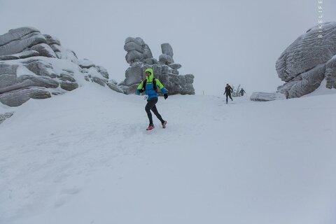 Michał durante Zimowy Ultramaraton Karkonoski 2020