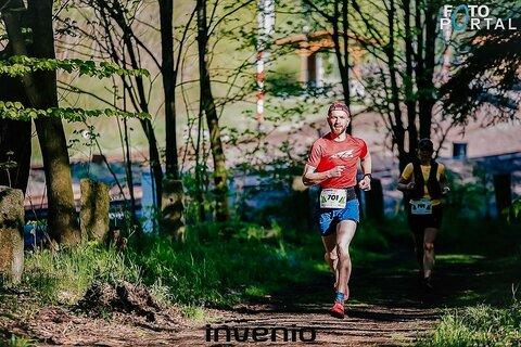 Dawid durante Półmaraton Górski Jedlina-Zdrój 2021