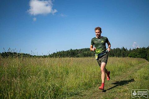 Michał durante Supermaraton Gór Stołowych 2021