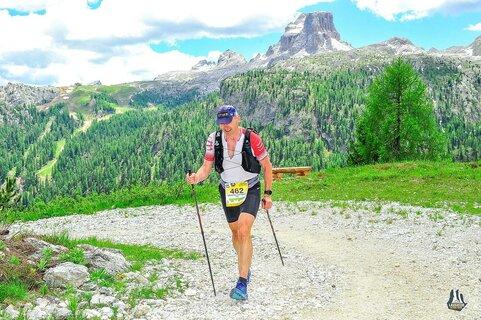 Sebastian durante Lavaredo Ultra Trail 2021