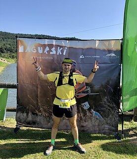 Paweł durante Ultramaraton Magurski 2021