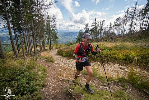 Marcin durante Beskidy Ultra Trail 2021