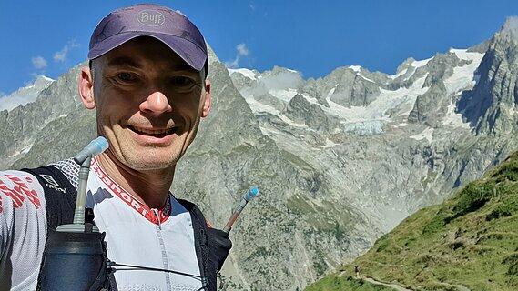 Sebastian durante UTMB 2021