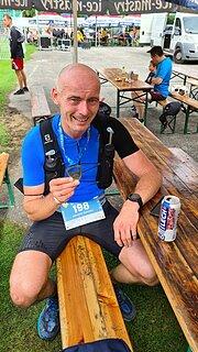Sebastian durante Festiwal Górski Maraton Trzech Jezior 2021
