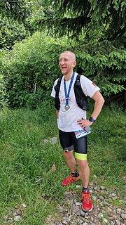 Krzysztof durante Supermaraton Gór Stołowych 2022