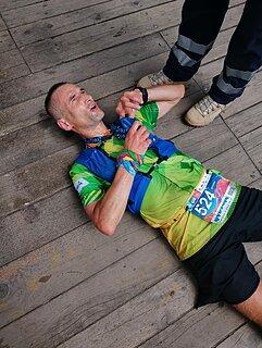 Jarosław durante Supermaraton Gór Stołowych 2022