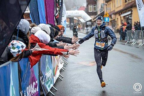 Miłosz durante Zimowy Ultramaraton Karkonoski 2023