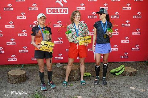 Elżbieta durante Rykowisko Ultra Trail 2023
