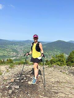 Katarzyna durante Ultra-Trail® Małopolska 2023