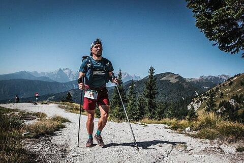 Przemysław durante Julian Alps Trail Run 2023