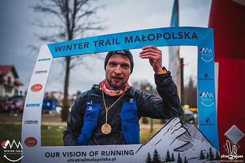 Jarosław durante Winter Trail Małopolska 2023