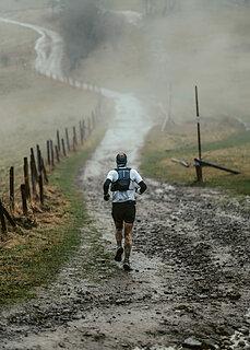 Michał durante Baran Trail Race Zima 2024