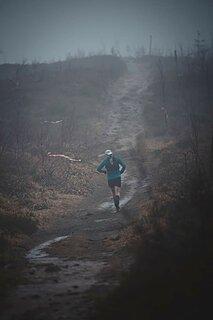 Piotr durante Baran Trail Race Zima 2024