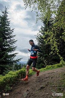 Miłosz durante Pieniny Ultra-Trail 2024