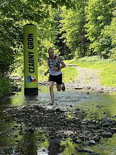 Konrad durante Ultramaraton Beskidzki Topór 2024