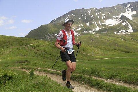 Sebastian durante Marathon du Mont-Blanc 2024