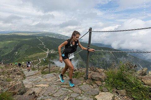 Katarzyna durante 3 X Śnieżka = 1 X Mont Blanc 2024