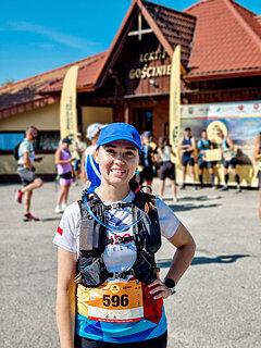 Katarzyna durante Pogórze Ultra Trail 2024