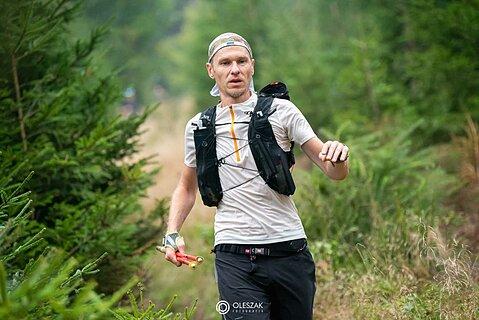 Michał durante Bieg Jaskiniowego Niedźwiedzia 2024