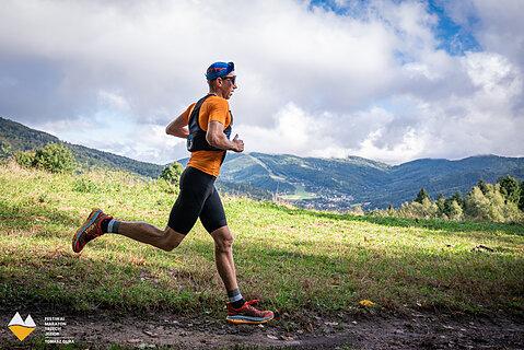 Daniel durante Festiwal Górski Maraton Trzech Jezior 2024