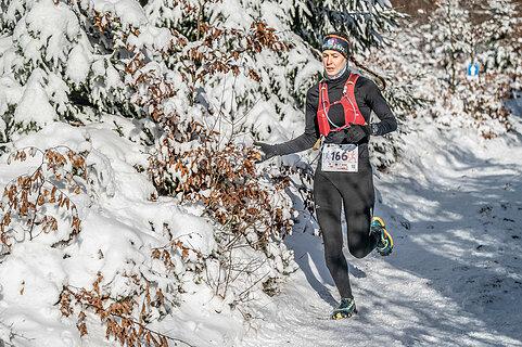 Dominika durante Półmaraton Górski Orzeł 2024