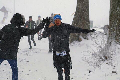 Marcin durante Górski Zimowy Maraton Ślężański 2025