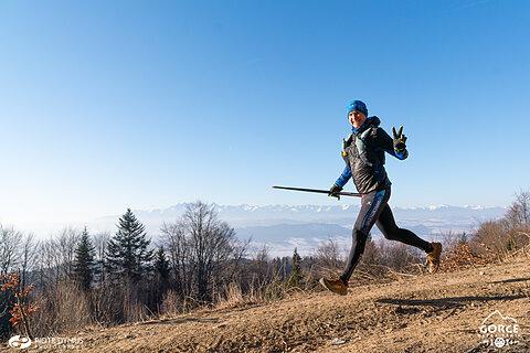 Paweł durante Gorce Ultra-Trail Winter 2025