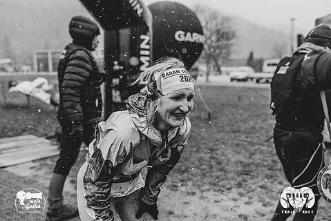 Ewelina durante Baran Trail Race Zima 2025