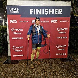 Eryk durante Chianti Ultra Trail 2025