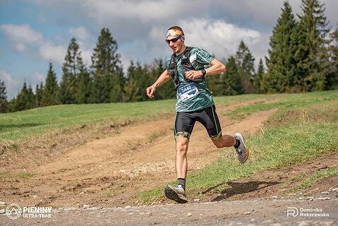 Michał durante Pieniny Ultra-Trail 2025