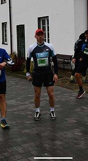 Łukasz durante Ultramaraton Jaga-Kora 2025