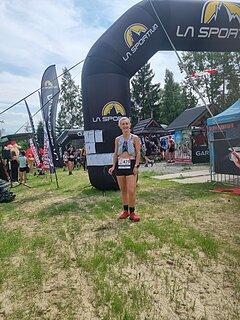 Ewelina durante Ultramaraton Babia Góra 2025