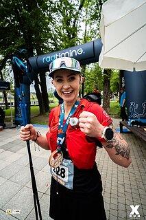 Sabina durante XRun - Wyspowy Trail 2025
