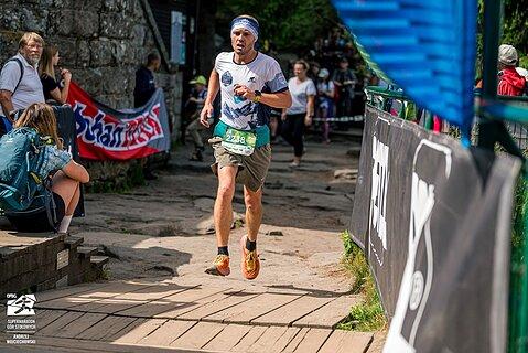 Piotr durante Supermaraton Gór Stołowych 2025