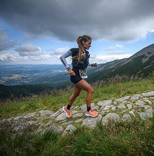 Katarzyna durante 3 X Śnieżka = 1 X Mont Blanc 2025