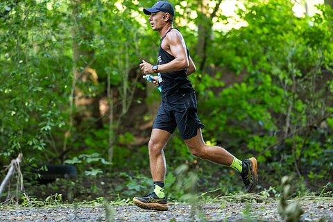 Damian durante Garmin Ultra Race - Tolkmicko 2025