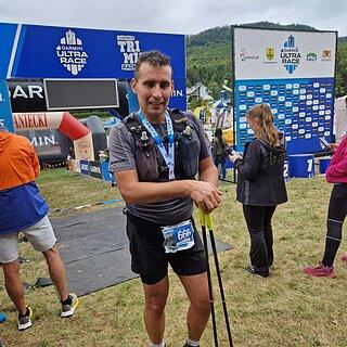 Eryk durante Garmin Ultra Race Radków 2025