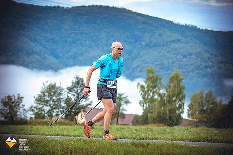 Dariusz durante Festiwal Górski Maraton Trzech Jezior 2025