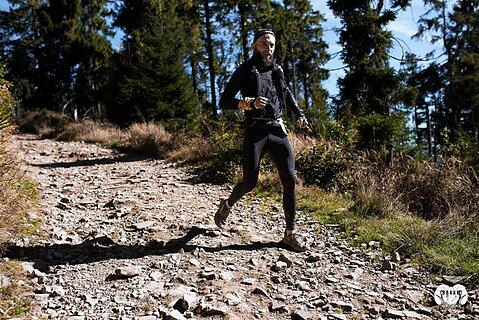 Michał durante Baran Trail Race 2025