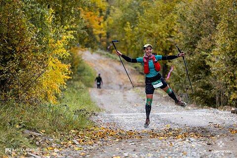 Sabina durante Łemkowyna Ultra-Trail® 2025