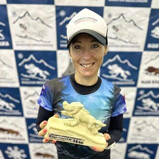 Małgorzata durante Zimowy Maraton Bieszczadzki 2026