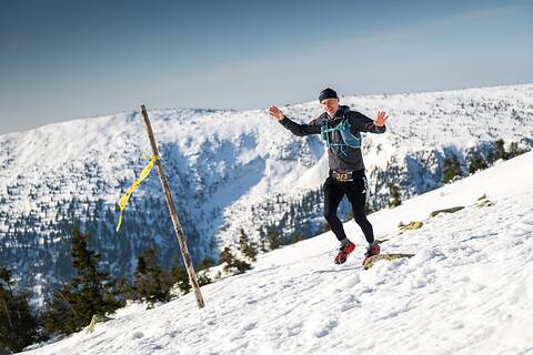 Marcin durante Zimowy Ultramaraton Karkonoski 2026