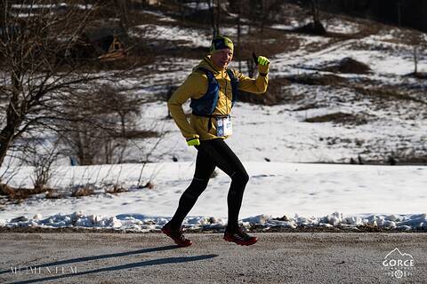 Piotr durante Gorce Ultra-Trail Winter 2026