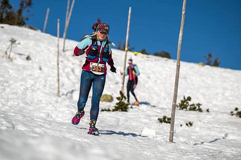 Marta durante Zimowy Ultramaraton Karkonoski 2026
