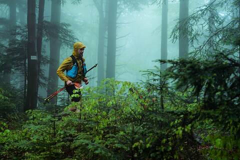 Miron durante XRun - Wyspowy Trail 2026