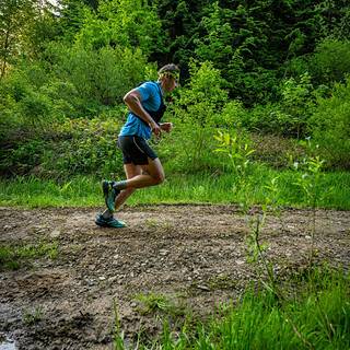 Michał durante Ultramaraton Jaga-Kora 2026