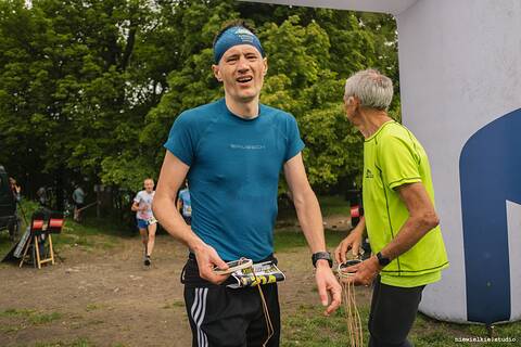 Marcin durante Bieg na Ślężę 2026