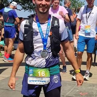 Piotr durante Supermaraton Gór Stołowych 2026