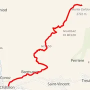 Mapa del recorrido